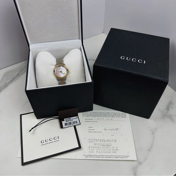 Gucci G-Timeless Pink 27mm Women’s Watch - Picture 3 of 8